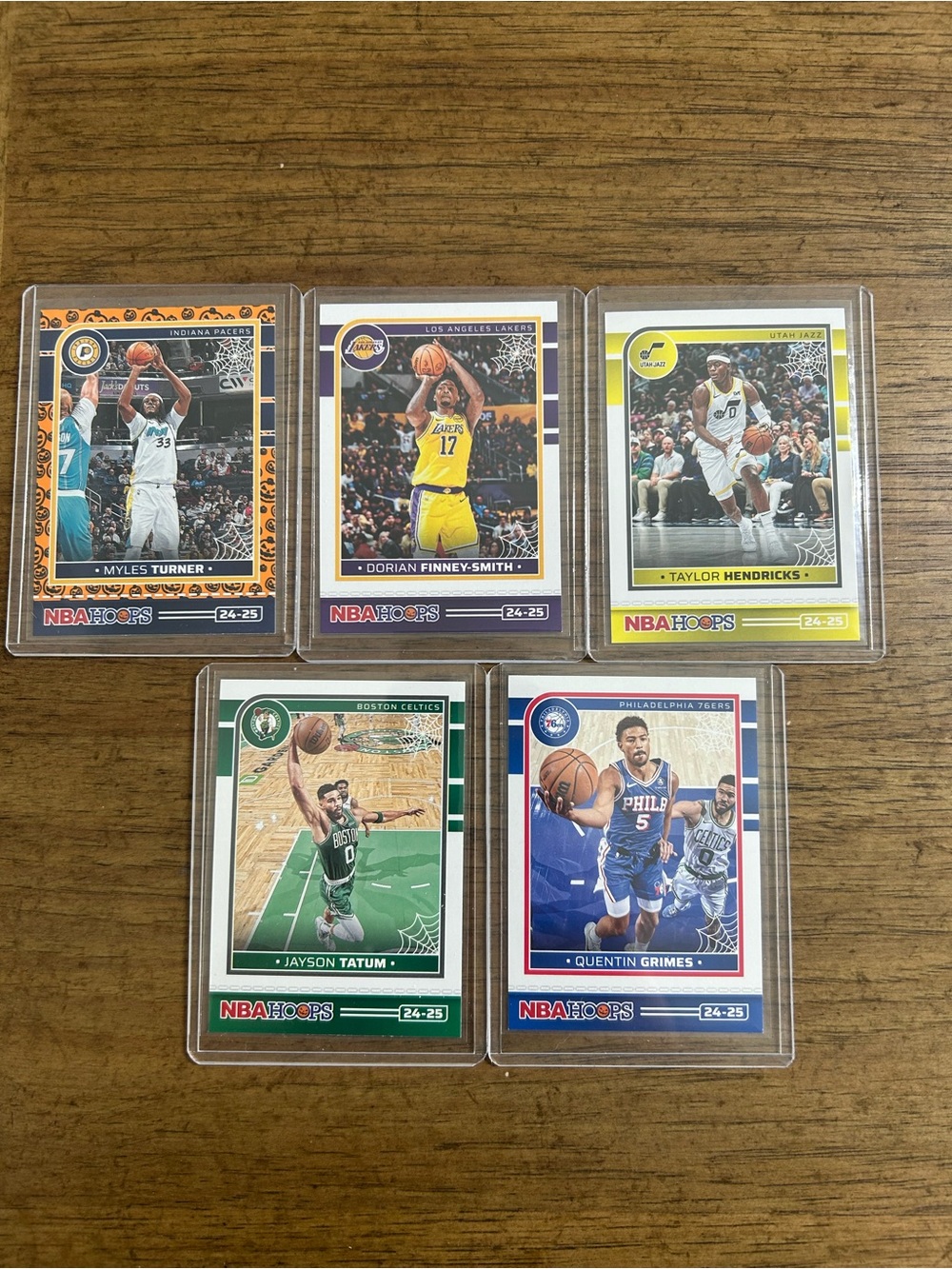 Set of 5 cards: NBA Haunted Hoops 24-25